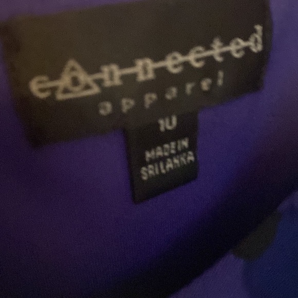 Colorful sleeveless dress, wore 1 time to wedding size 10 - Picture 3 of 3